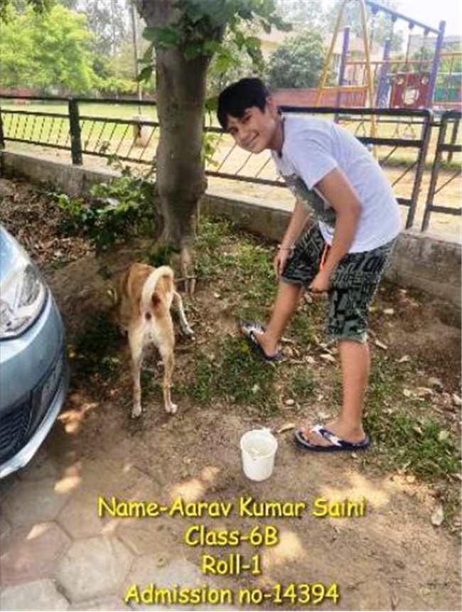 Good Deeds by Class 6 Students.