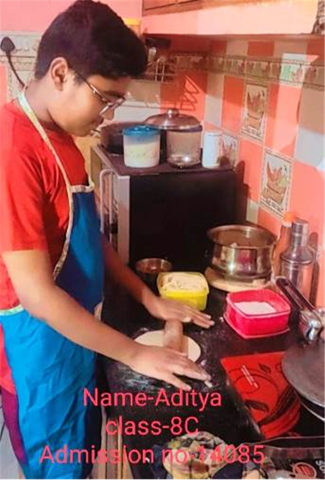 Good Deeds by Class 8 Students.