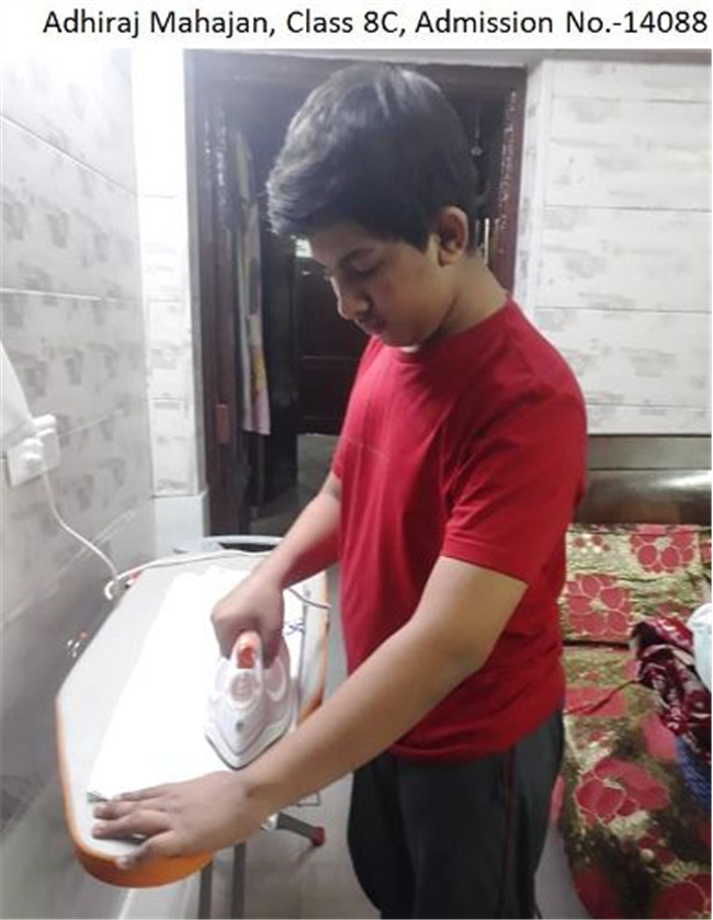Good Deeds by Class 8 Students.