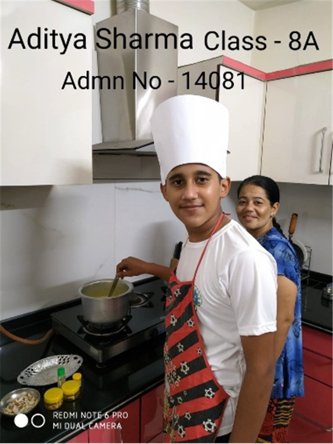 Good Deeds by Class 8 Students.
