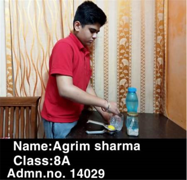 Good Deeds by Class 8 Students.