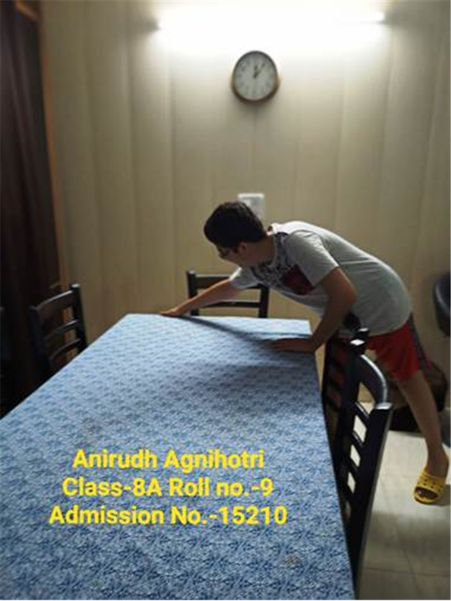 Good Deeds by Class 8 Students.