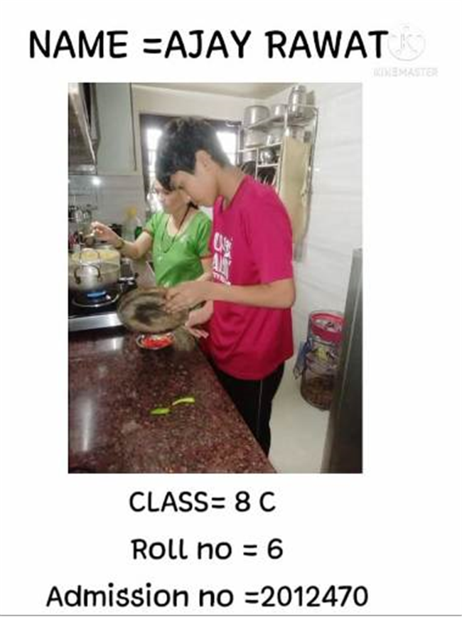 Good Deeds by Class 8 Students.