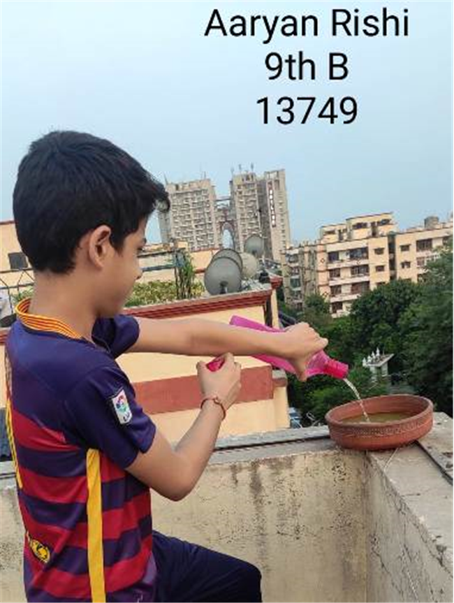 Good Deeds by Class 9 Students.