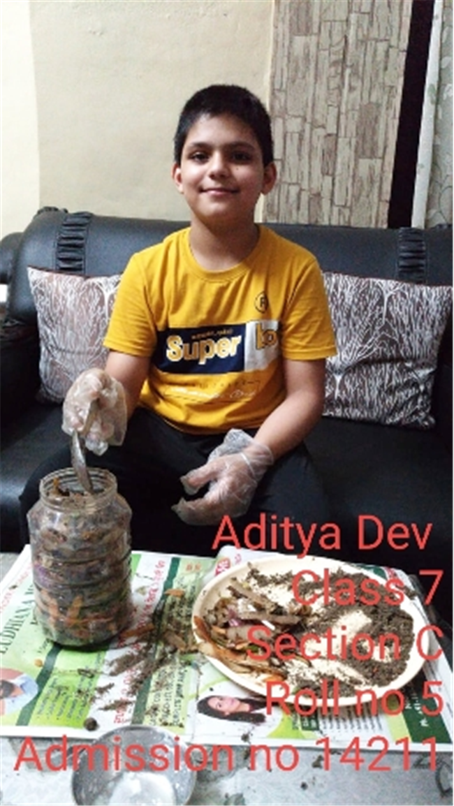 Good Deeds by Class 7 Students.
