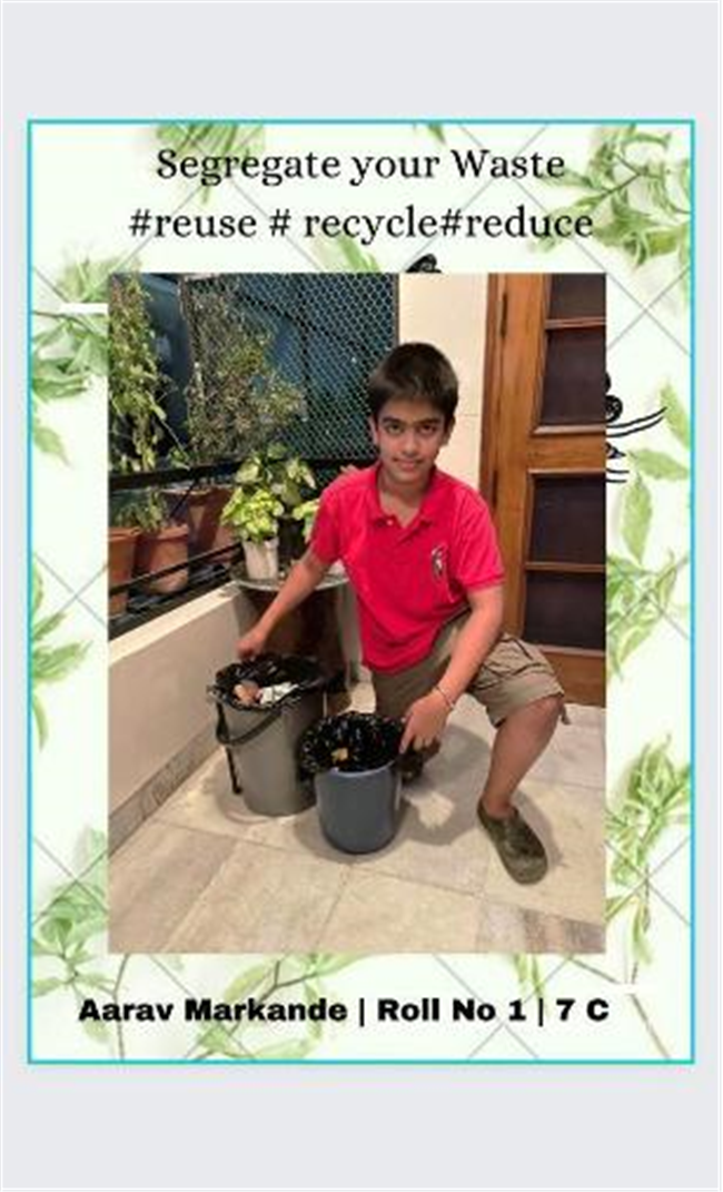 Good Deeds by Class 7 Students.