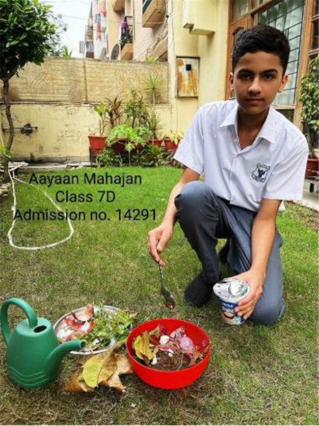 Good Deeds by Class 7 Students.