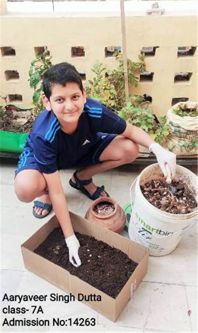 Good Deeds by Class 7 Students.