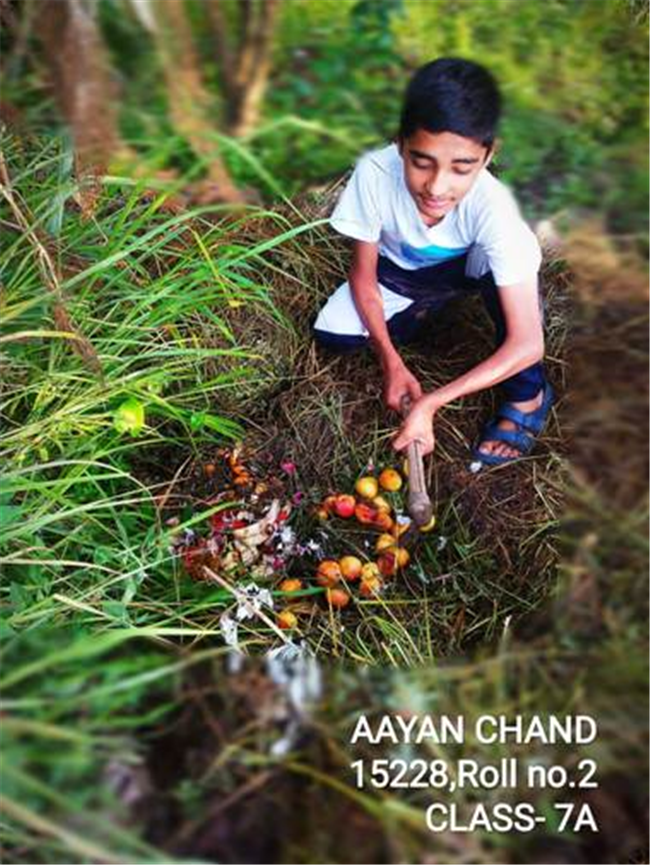 Good Deeds by Class 7 Students.