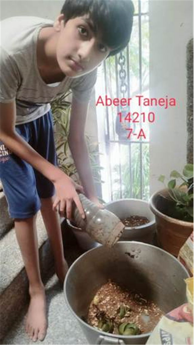 Good Deeds by Class 7 Students.