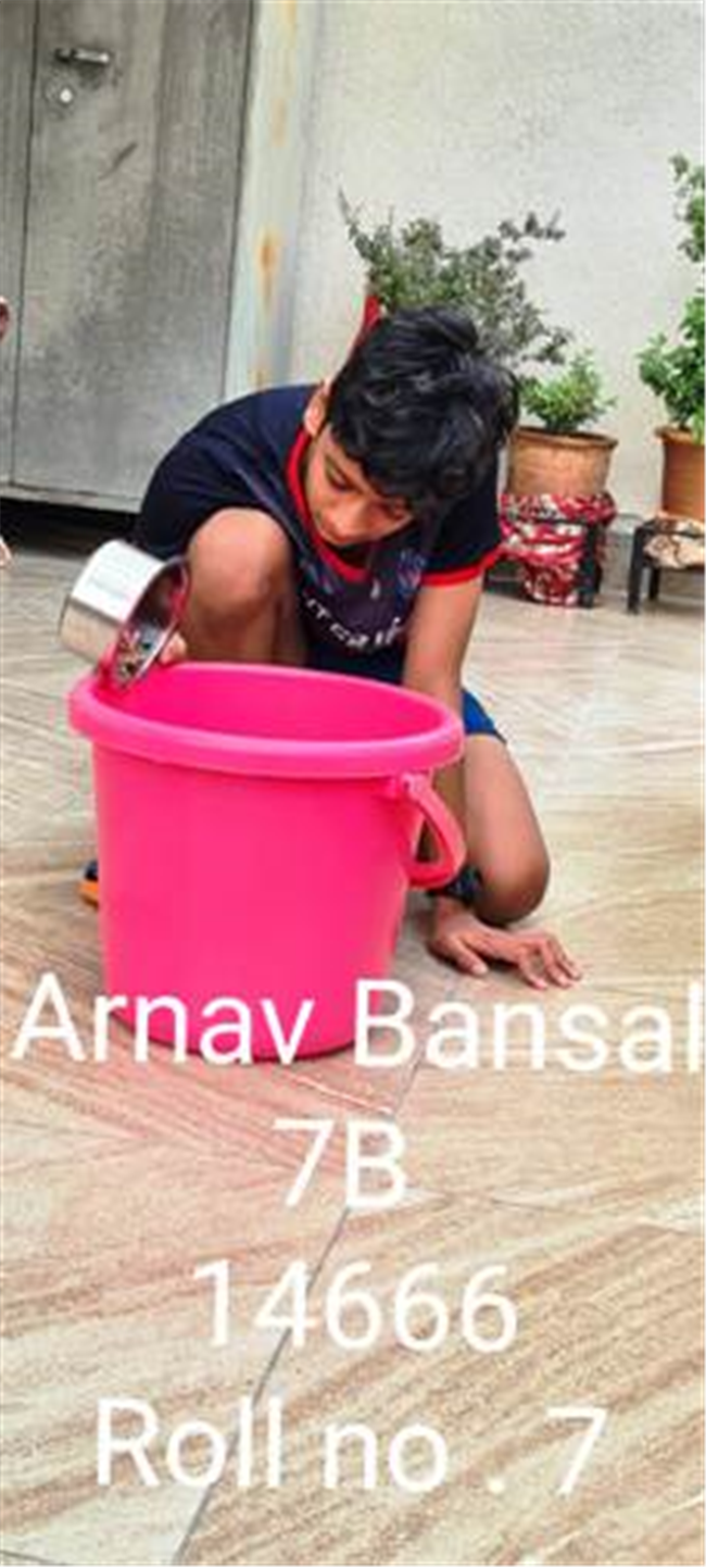 Good Deeds by Class 7 Students.