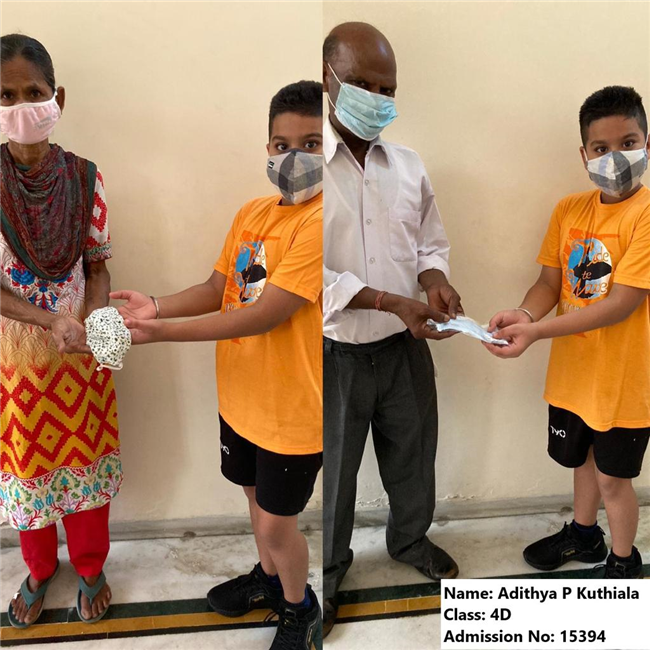 Good Deeds by Class 4 Students