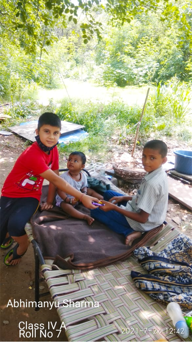 Good Deeds by Class 4 Students