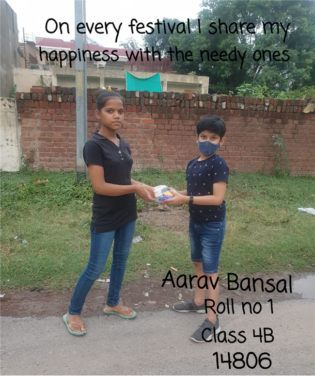 Good Deeds by Class 4 Students