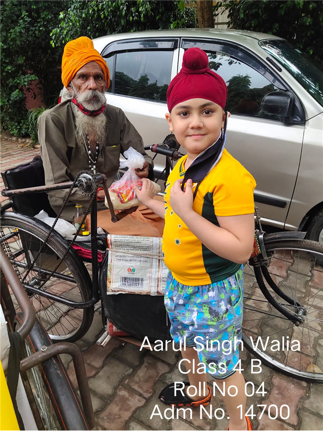Good Deeds by Class 4 Students