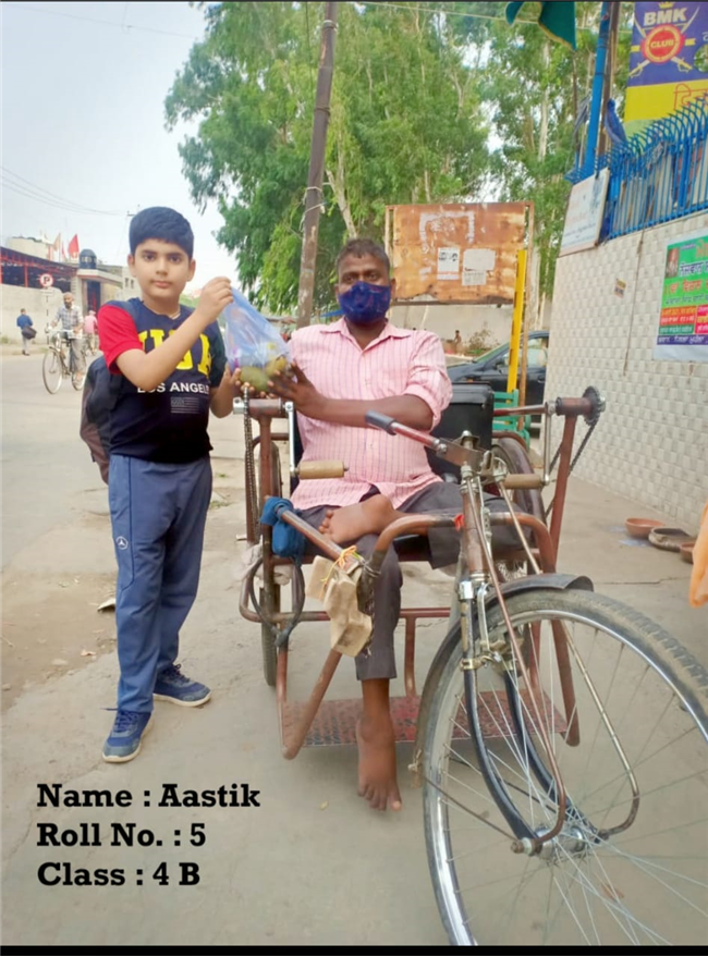 Good Deeds by Class 4 Students