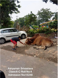 Good Deeds by Class 6 Students.