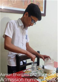 Good Deeds by Class 8 Students.