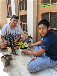 Good Deeds by Class 8 Students.
