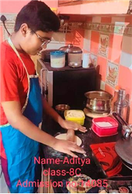 Good Deeds by Class 8 Students.