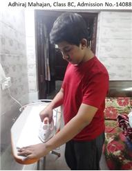Good Deeds by Class 8 Students.