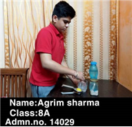 Good Deeds by Class 8 Students.