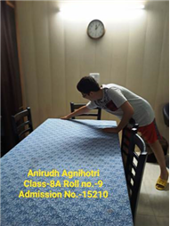 Good Deeds by Class 8 Students.