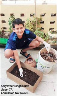 Good Deeds by Class 7 Students.