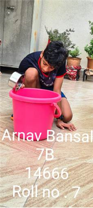 Good Deeds by Class 7 Students.