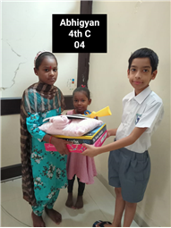 Good Deeds by Class 4 Students