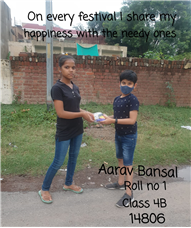 Good Deeds by Class 4 Students