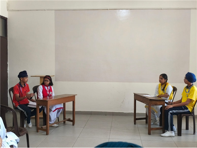 Debate Competition By Students Of Classes IX and X