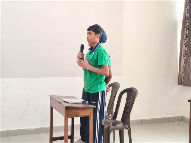 Debate Competition By Students Of Classes IX and X