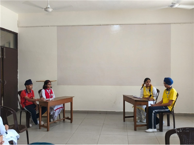 Debate Competition By Students Of Classes IX and X