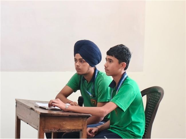 Debate Competition By Students Of Classes IX and X