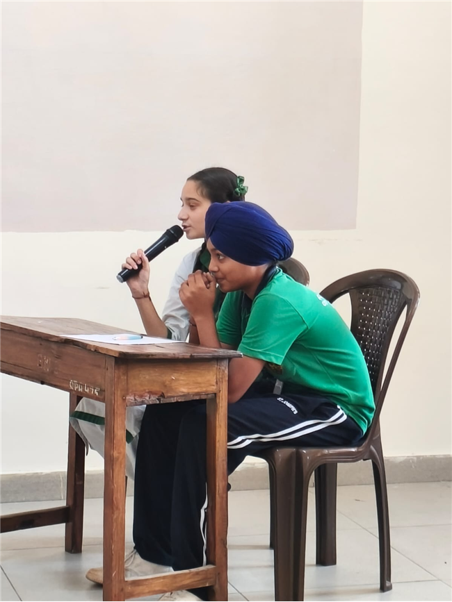 Debate Competition By Students Of Classes IX and X