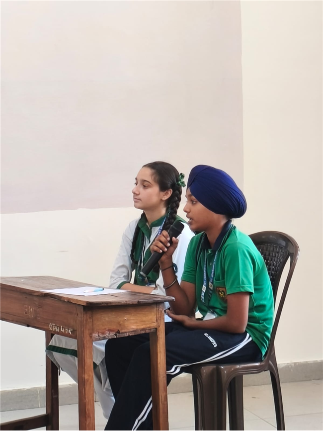 Debate Competition By Students Of Classes IX and X