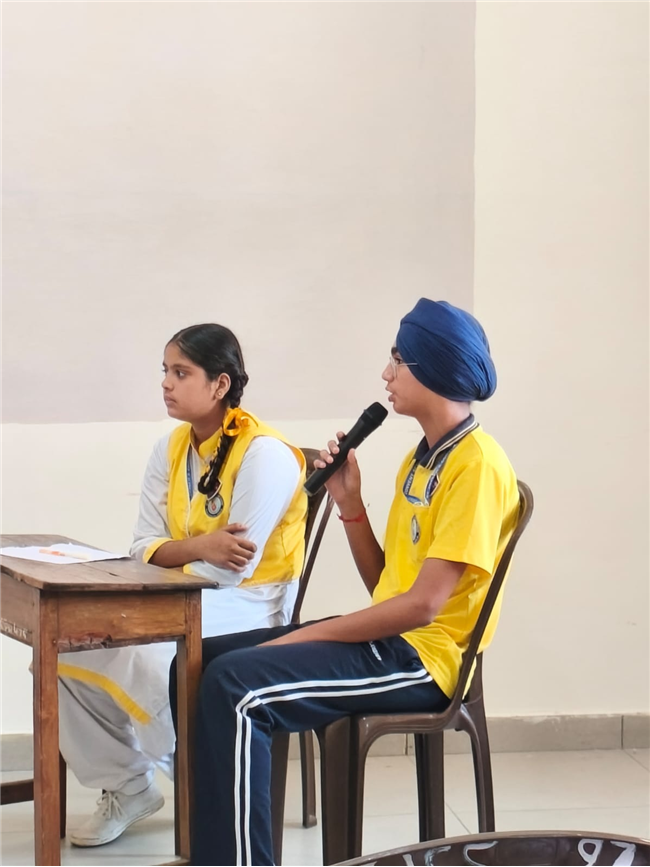 Debate Competition By Students Of Classes IX and X