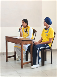 Debate Competition By Students Of Classes IX and X