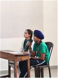 Debate Competition By Students Of Classes IX and X