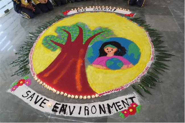 DIYA DECORATION & RANGOLI MAKING COMPETITION