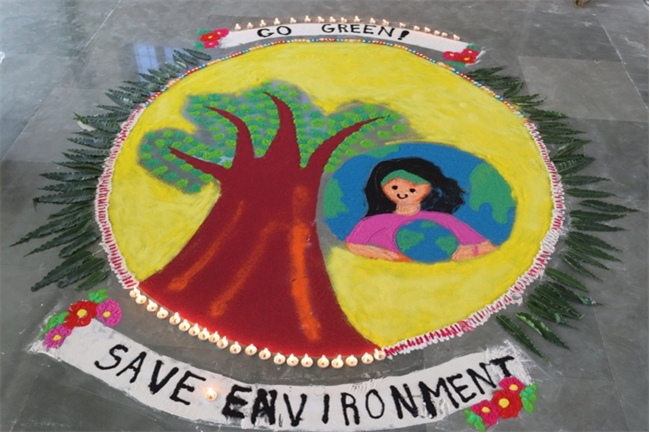 DIYA DECORATION & RANGOLI MAKING COMPETITION