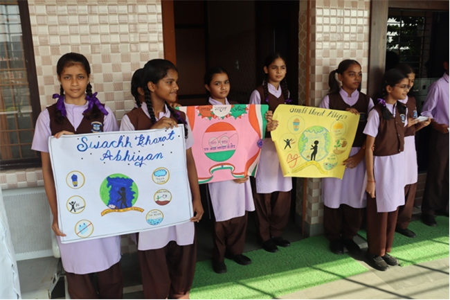 SWACCH BHARAT CAMPAIGN (SPECIAL ASSEMBLY BY CLASSES 6 TO 8)