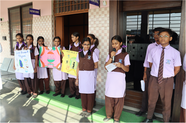 SWACCH BHARAT CAMPAIGN (SPECIAL ASSEMBLY BY CLASSES 6 TO 8)