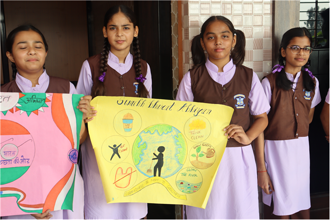 SWACCH BHARAT CAMPAIGN (SPECIAL ASSEMBLY BY CLASSES 6 TO 8)