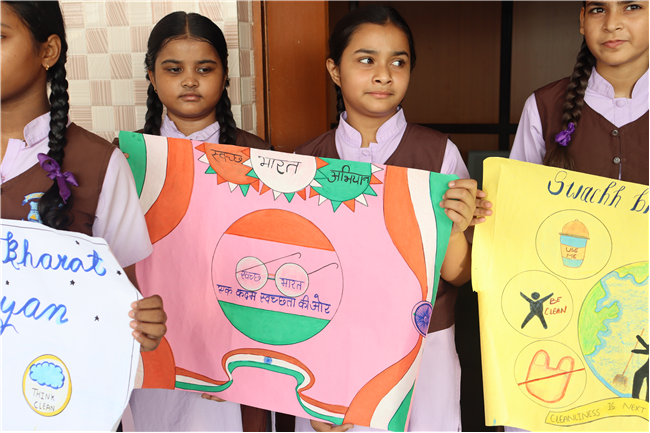 SWACCH BHARAT CAMPAIGN (SPECIAL ASSEMBLY BY CLASSES 6 TO 8)