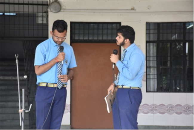 ASSEMBLY CONDUCTED BY CLASS XI-A ON THE TOPIC ACKNOWLEDGE YOUR FAULTS