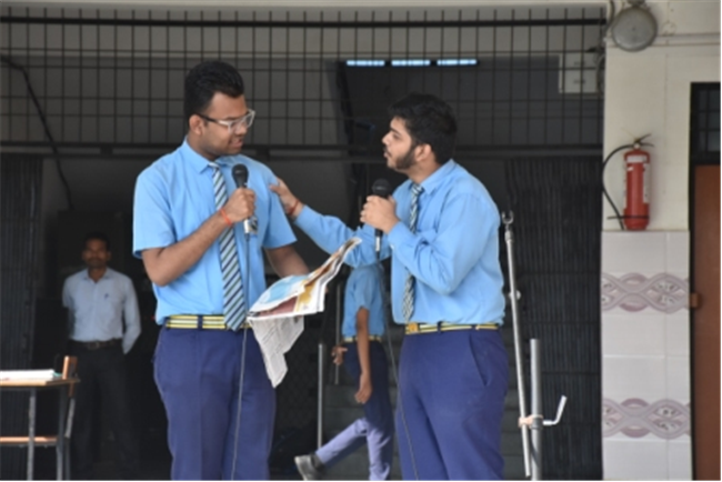 ASSEMBLY CONDUCTED BY CLASS XI-A ON THE TOPIC ACKNOWLEDGE YOUR FAULTS