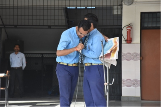 ASSEMBLY CONDUCTED BY CLASS XI-A ON THE TOPIC ACKNOWLEDGE YOUR FAULTS