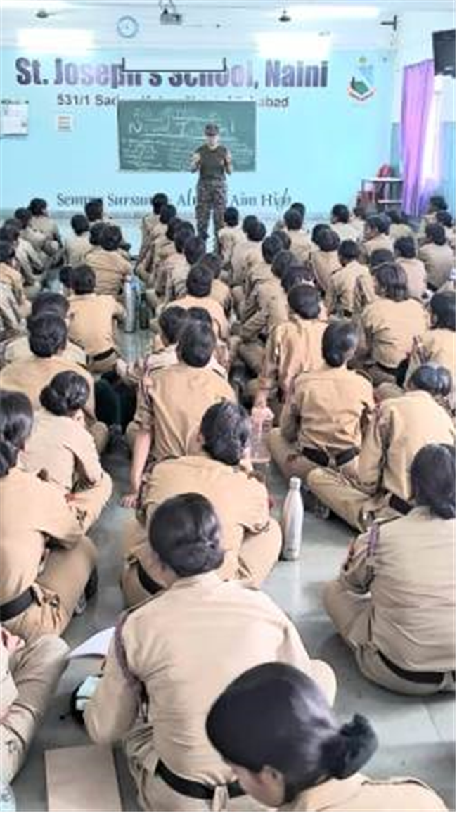 CATC-65 (6 UP GIRLS BN PRAYAGRAJ) AT SJS NAINI (DAY-2)